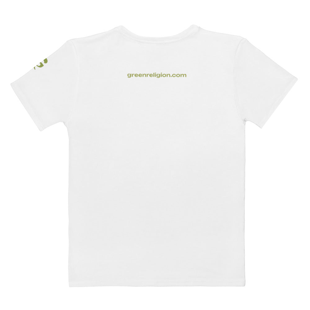 RELIGIÓN VERDE · FLORES CORTADAS · “Estanque Rosa” · Camiseta de Mujer