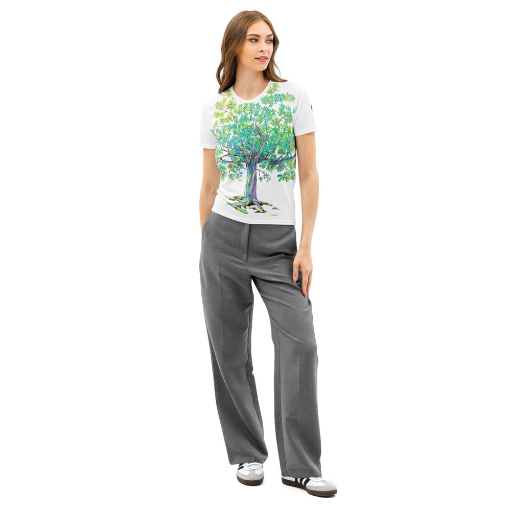 GREEN RELIGION · TRUE TREES · “Bird Lover” · Women’s T-Shirt