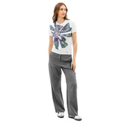 RELIGIÓN VERDE · FLORES CORTADAS · “Plum Beach” · Camiseta de mujer