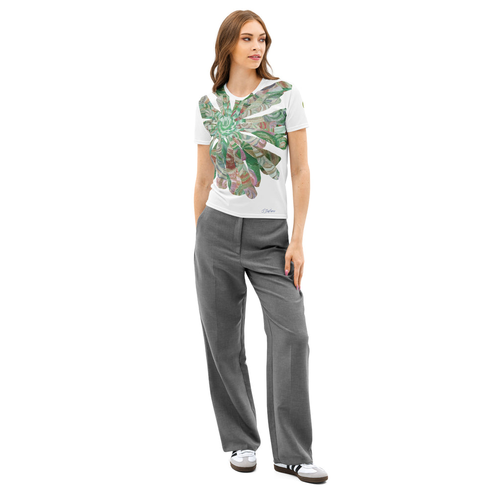 RELIGIÓN VERDE · FLORES CORTADAS · “Forest Floor” · Camiseta de mujer