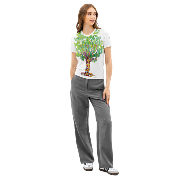 GREEN RELIGION · TRUE TREES · “Falling Light” · Women’s s T-Shirt