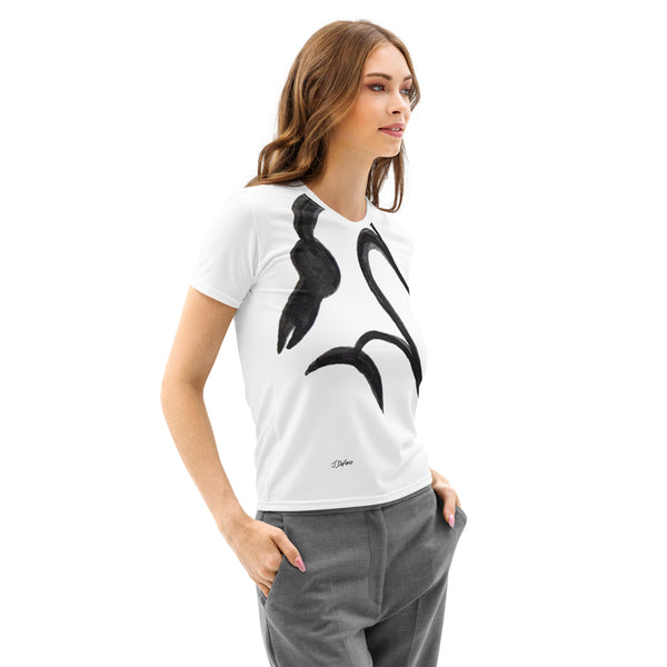 GREEN RELIGION · TREE TATTOOS · “Watching Bird” · Women’s T-Shirt