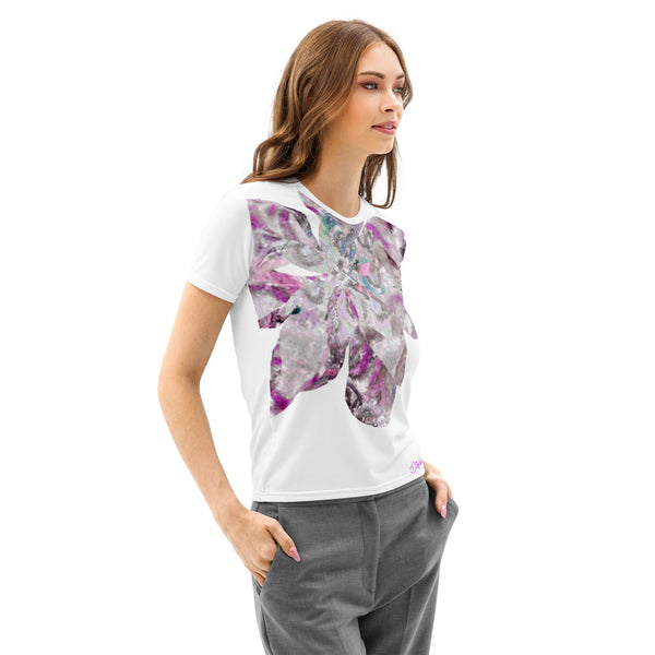 GREEN RELIGION · CUT FLOWERS · “Pink Pond” · Women’s T-Shirt