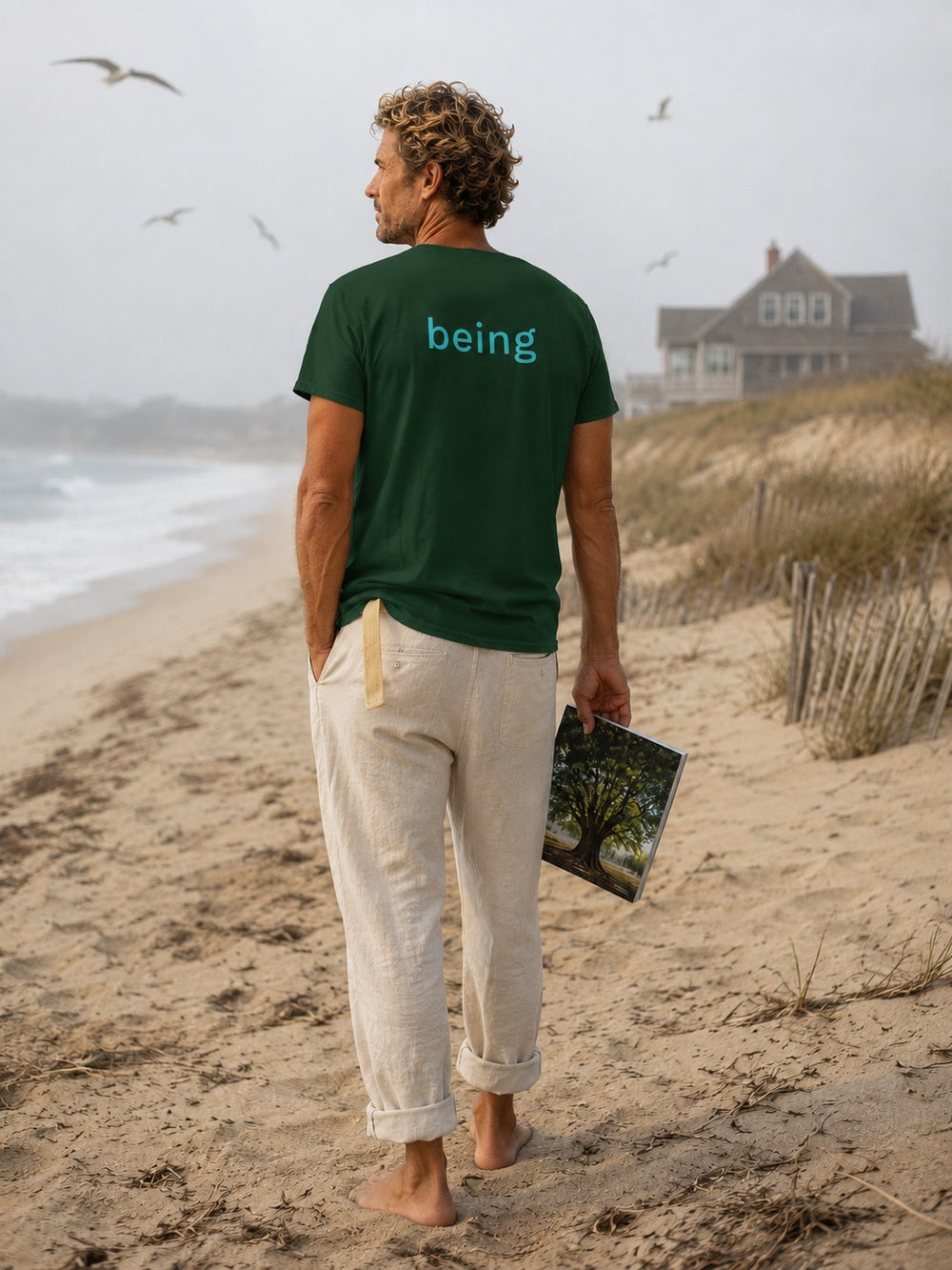 Green Religion • Spoken Leaf • being Unisex All Cotton Tee