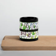 GREEN RELIGION · SPOKEN LEAF · “TREE MINDED” · 11 oz Black Glossy Mug · 2026 Print Edition