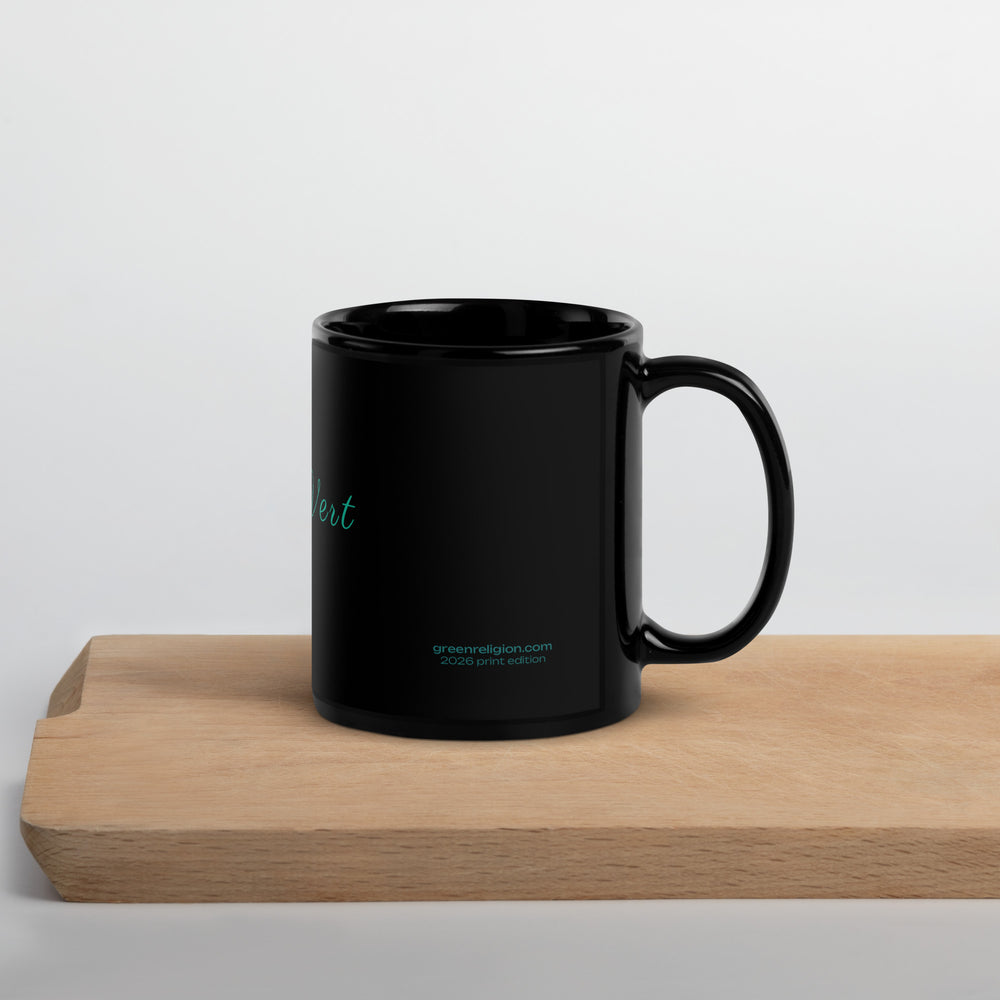 GREEN RELIGION · SPOKEN LEAF · Café Vert · Glossy Ceramic Mug