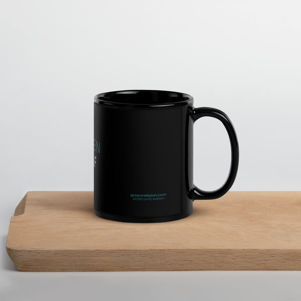 GREEN RELIGION · SPOKEN LEAF · Glossy Ceramic Mug