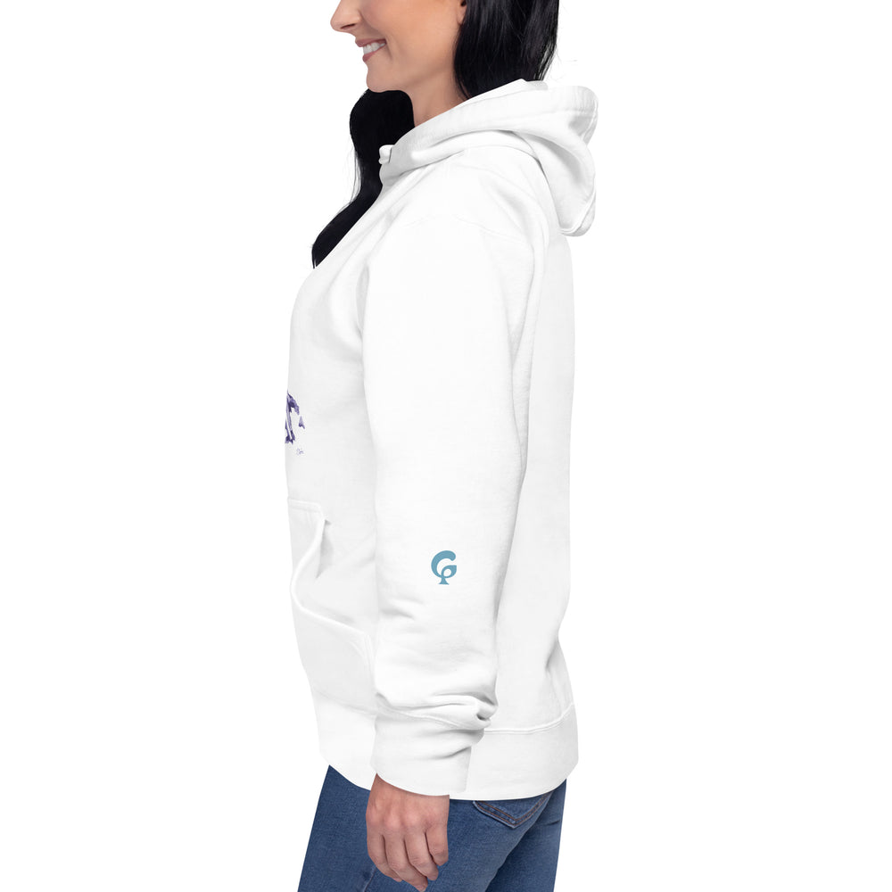 RELIGIÓN VERDE · ÁRBOLES VERDADEROS · ROOT FLARE · “Amante de los pájaros” · Sudadera con capucha unisex premium