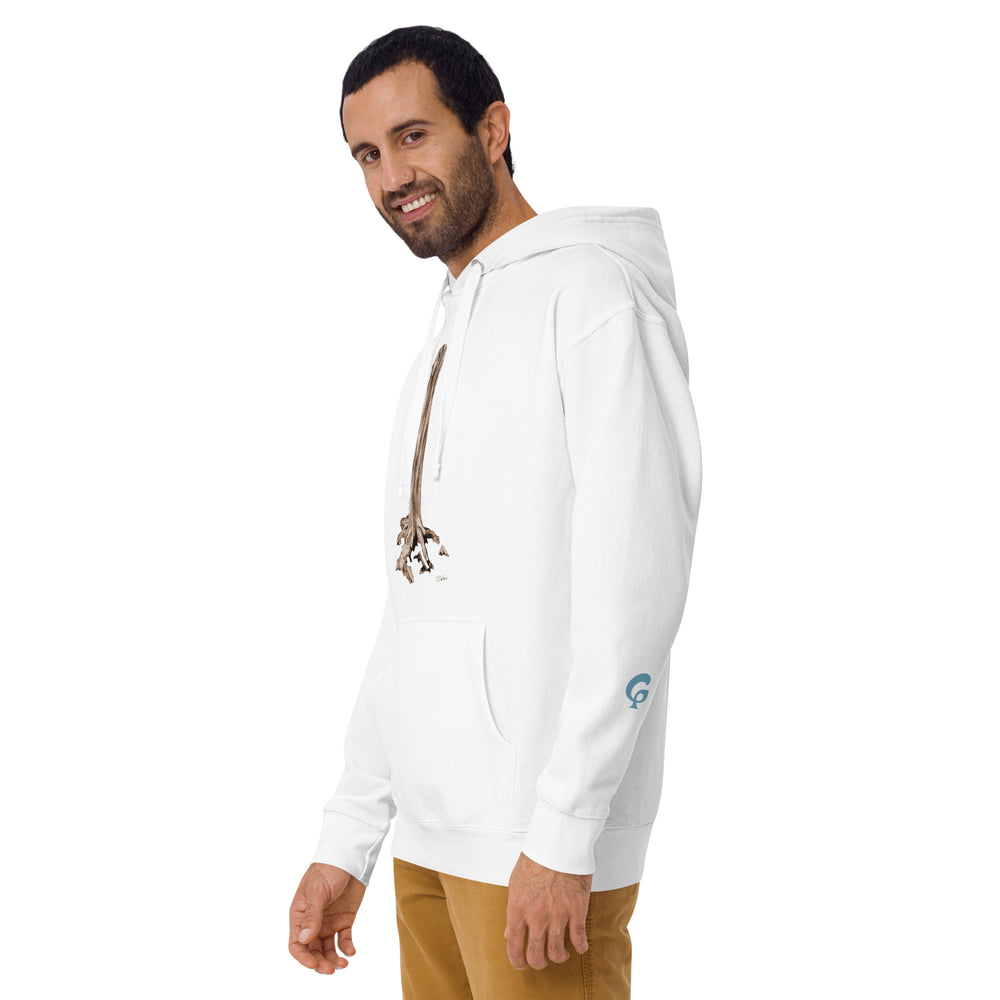 RELIGIÓN VERDE · ÁRBOLES VERDADEROS · ROOT FLARE · “Amante de los pájaros” · Sudadera con capucha unisex premium