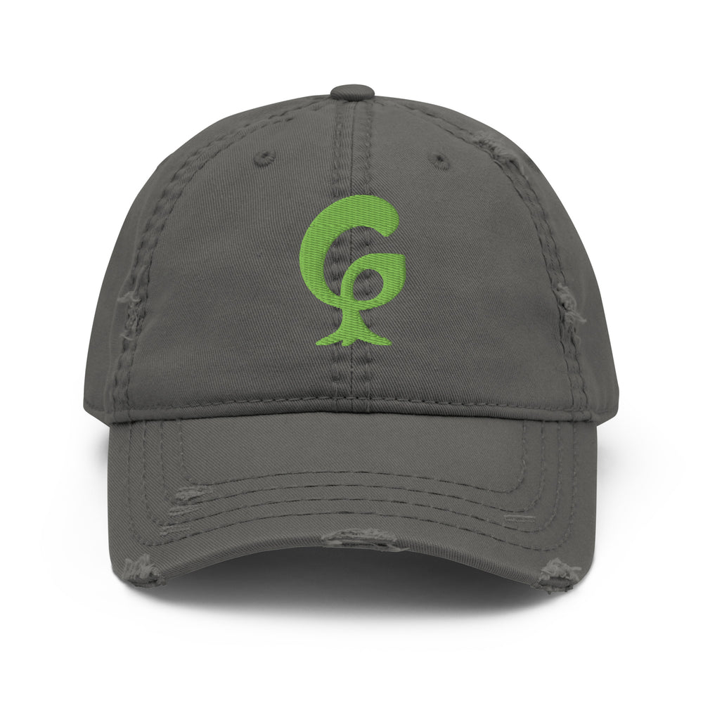 GREEN RELIGION · ORIGIN G · The Mark · Distressed Dad Hat