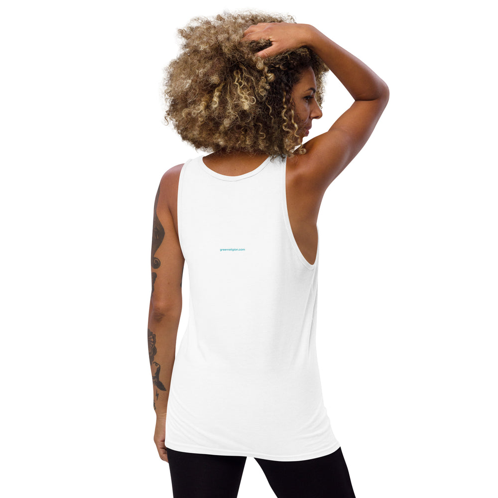 GREEN RELIGION · ORIGIN G · Unbounded Bloomin · Unisex Tank Top