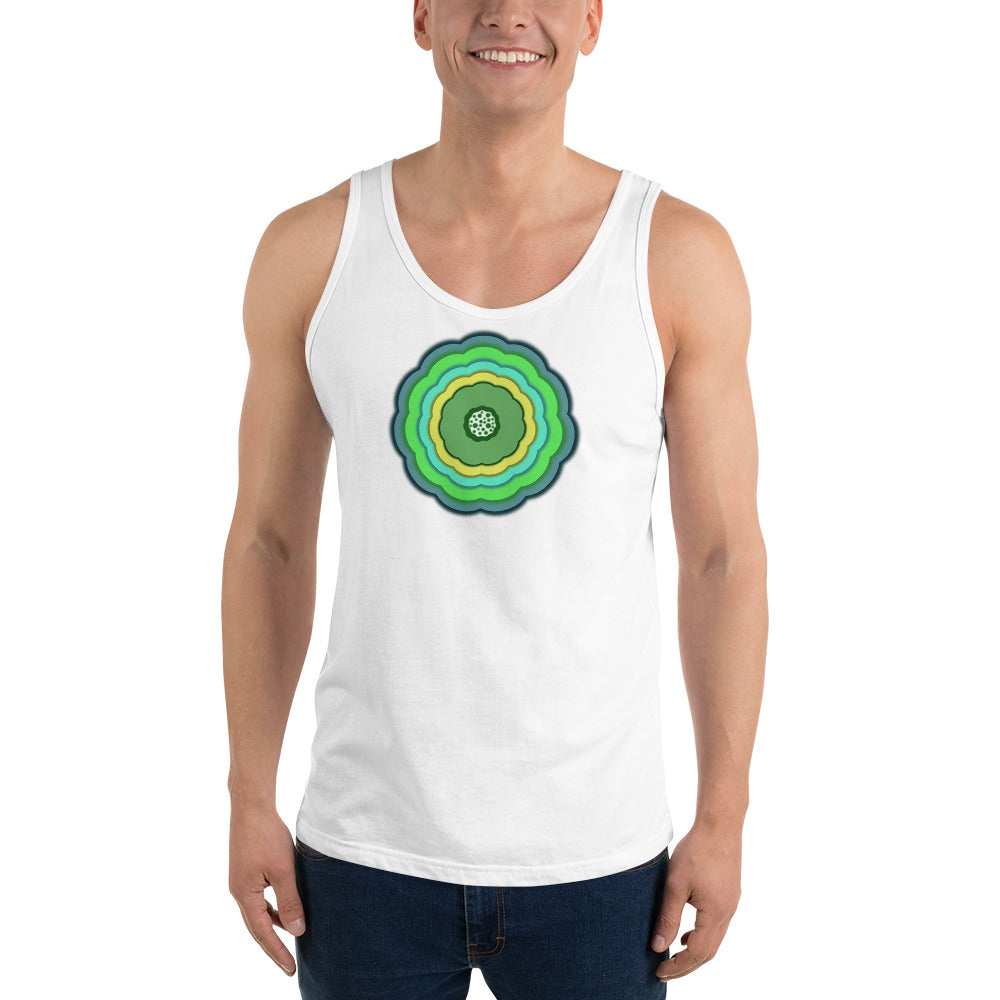 GREEN RELIGION · ORIGIN G · Unbounded Bloomin · Unisex Tank Top