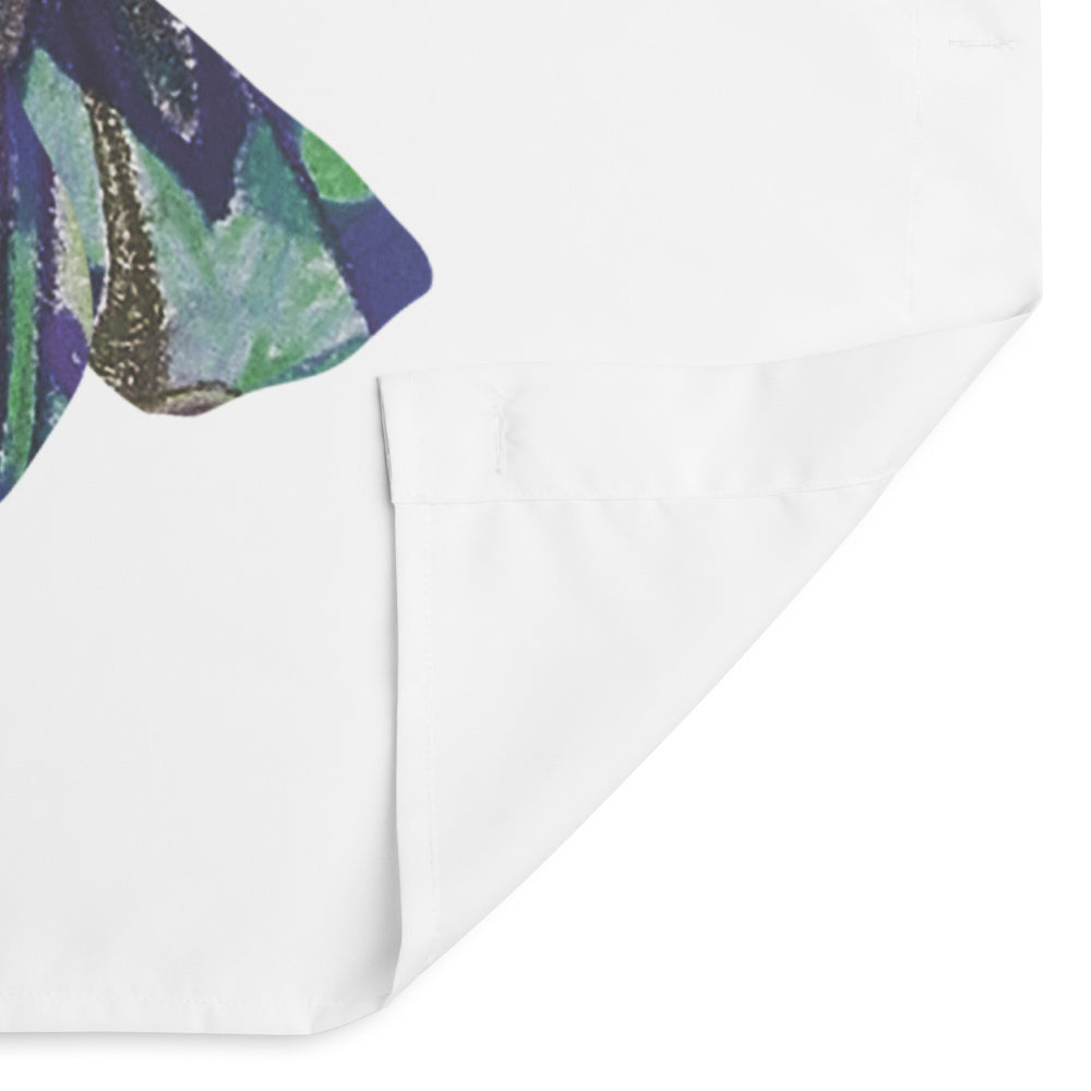 GREEN RELIGION · CUT FLOWERS · “Plum Beach” · Shower Curtain