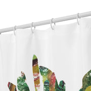 GREEN RELIGION · CUT FLOWERS · “Lake Shore” · Shower Curtain