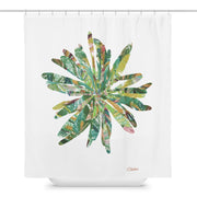 GREEN RELIGION · CUT FLOWERS · “Lake Shore” · Shower Curtain