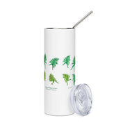 RELIGIÓN VERDE · HOJAS DE JUEGO LIBRE · “Movimiento tonto” · Edición impresa 2026 · Vaso de acero inoxidable