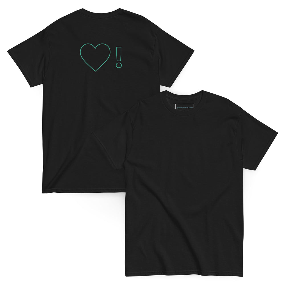 GREEN RELIGION · Spoken Leaf · Green Heart! · Love Line · Unisex Cotton Classic Tee