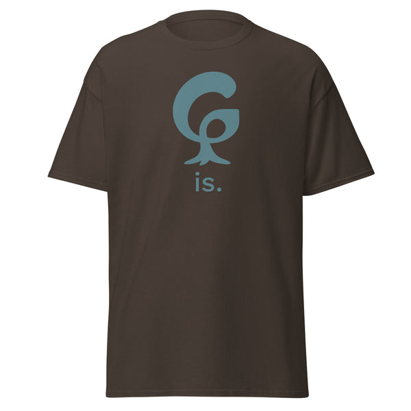 GREEN RELIGION · ORIGIN G “is.” · Unisex Cotton Classic Tee