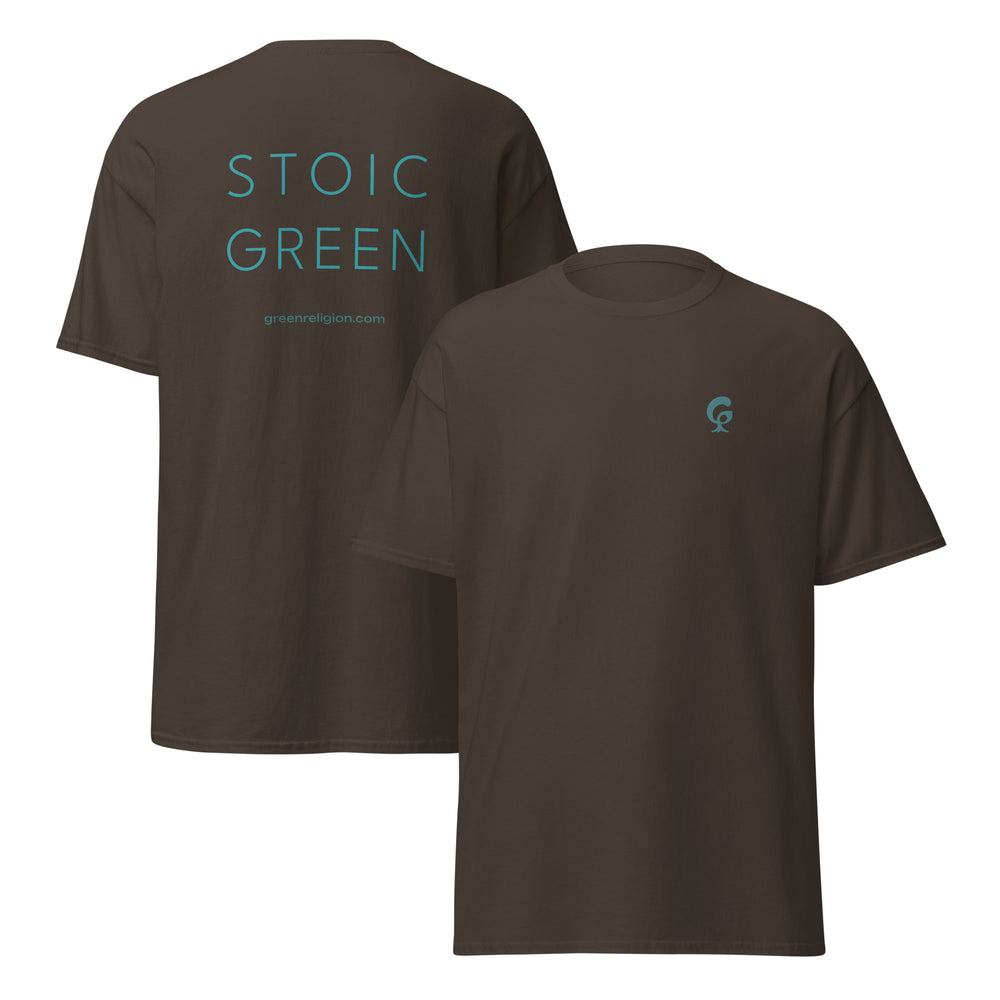 GREEN RELIGION · SPOKEN LEAF · “Stoic Green” · Unisex Classic T-Shirt