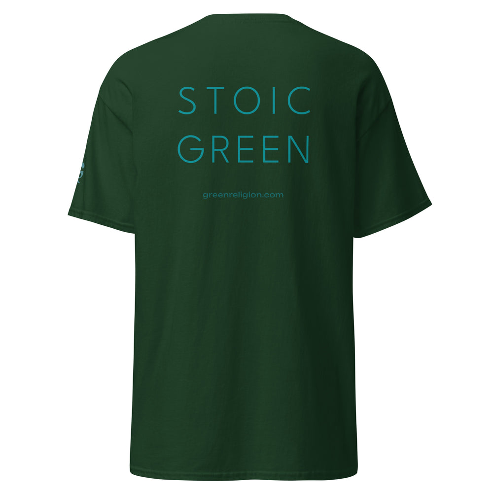 Test STOIC GREEN printed on unisex T-Shirt