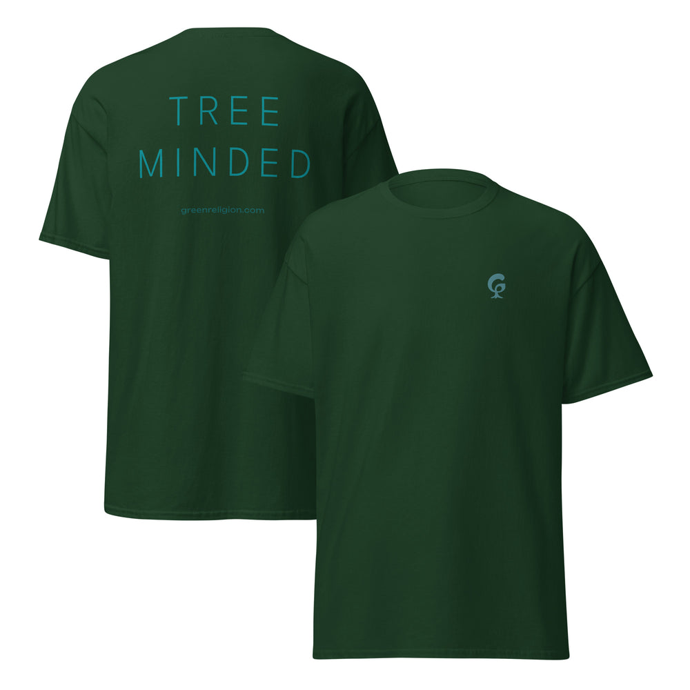 GREEN RELIGION · SPOKEN LEAF · “Tree Minded” · Unisex Classic T-Shirt