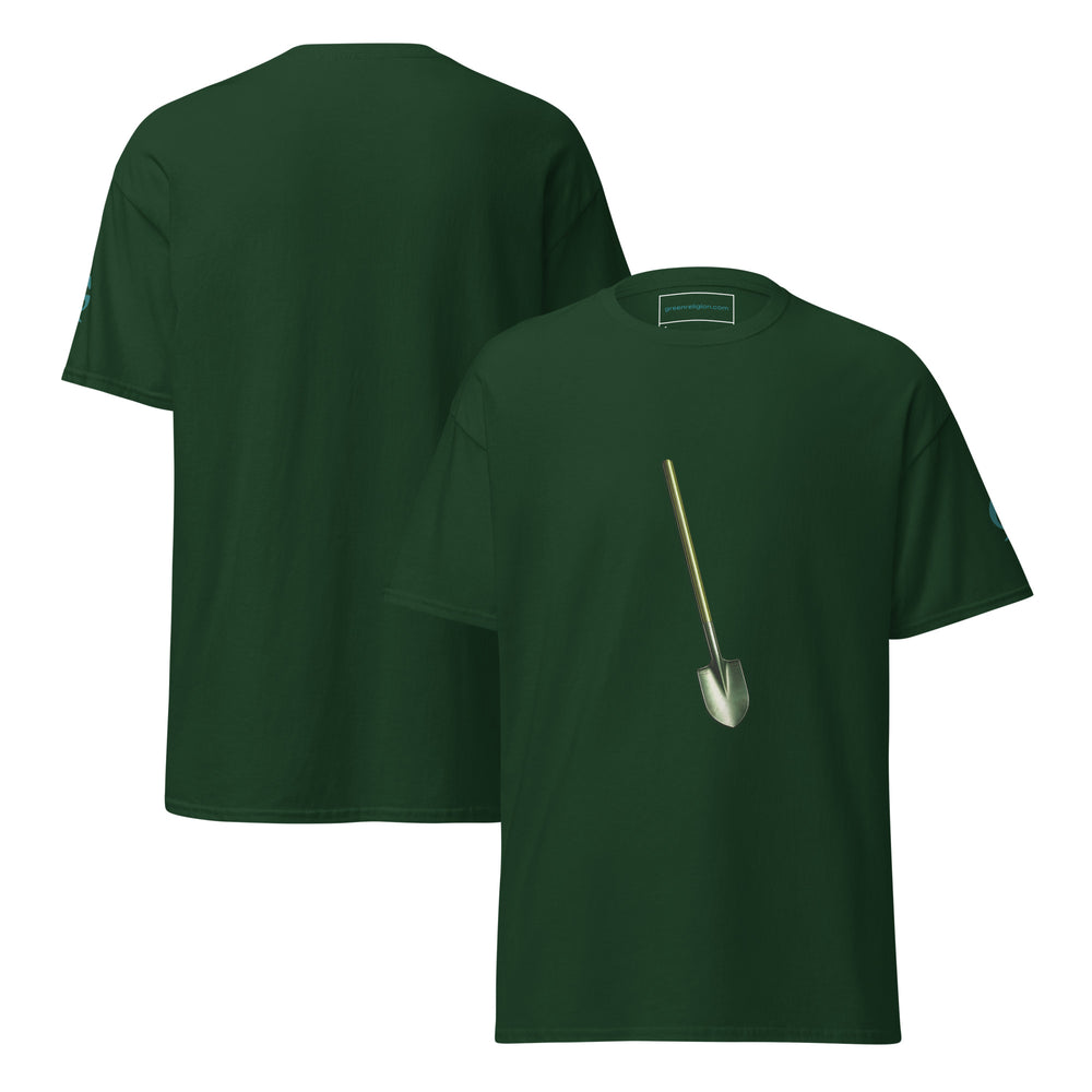 GREEN RELIGION · GROUND WORK · “Tools” · Green Unisex Classic Tee