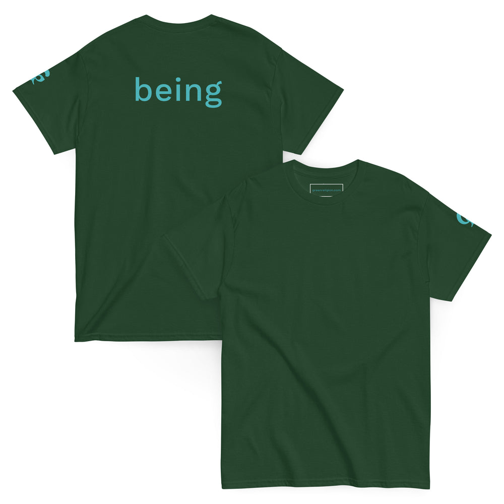 Green Religion • Spoken Leaf • being Unisex All Cotton Tee