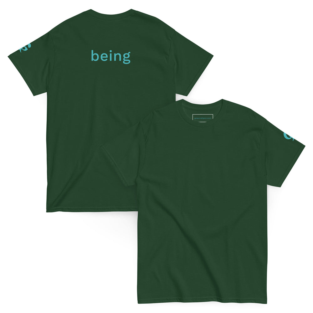 Green Religion • Spoken Leaf • being Unisex All Cotton Tee