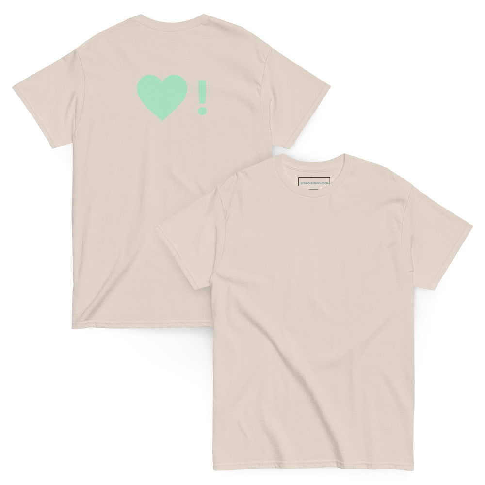 GREEN RELIGION · Spoken Leaf · Green Heart! Springs · Unisex Cotton Classic Tee