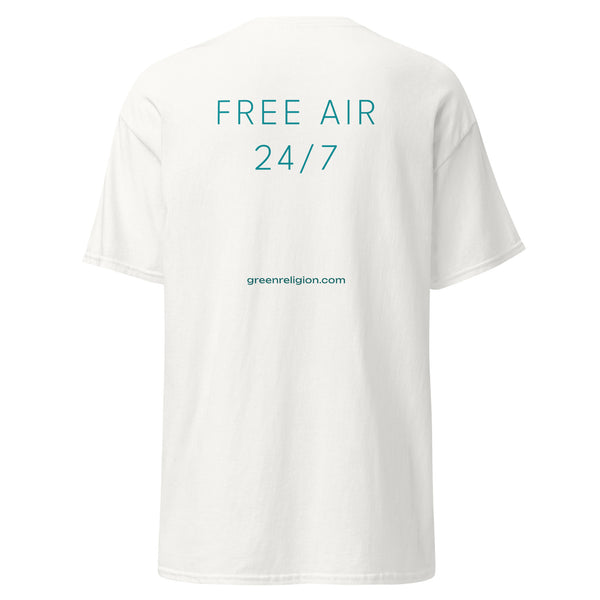 Text FREE AIR printed in unisex T-Shirt