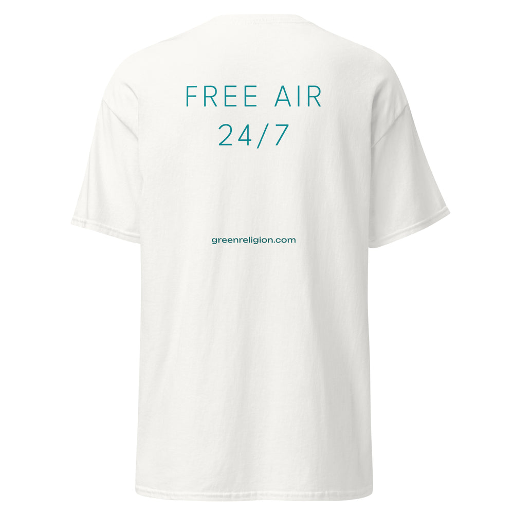 Text FREE AIR printed in unisex T-Shirt