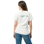 Green Religion • Spoken Leaf • I GET TO • Unisex Organic Cotton Tee