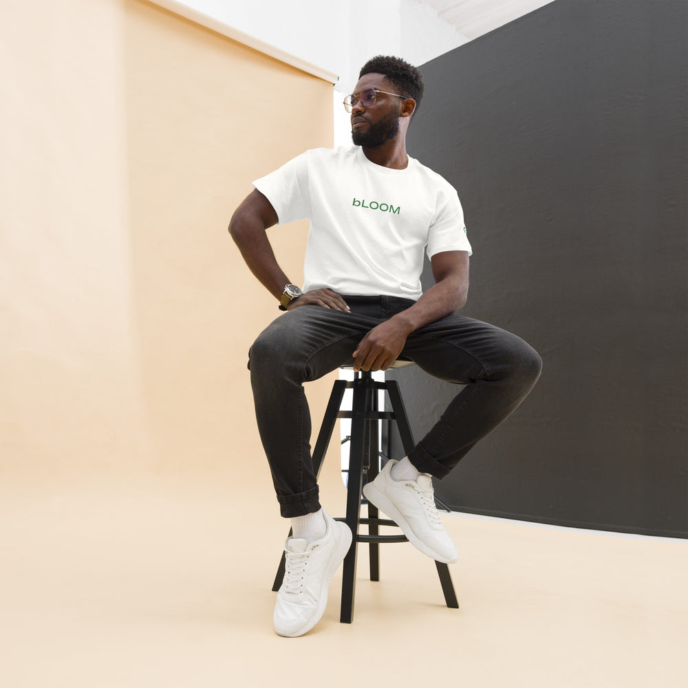 GREEN RELIGION · SPOKEN LEAF · “bLOOM” · Unisex All-Cotton Classic T-Shirt