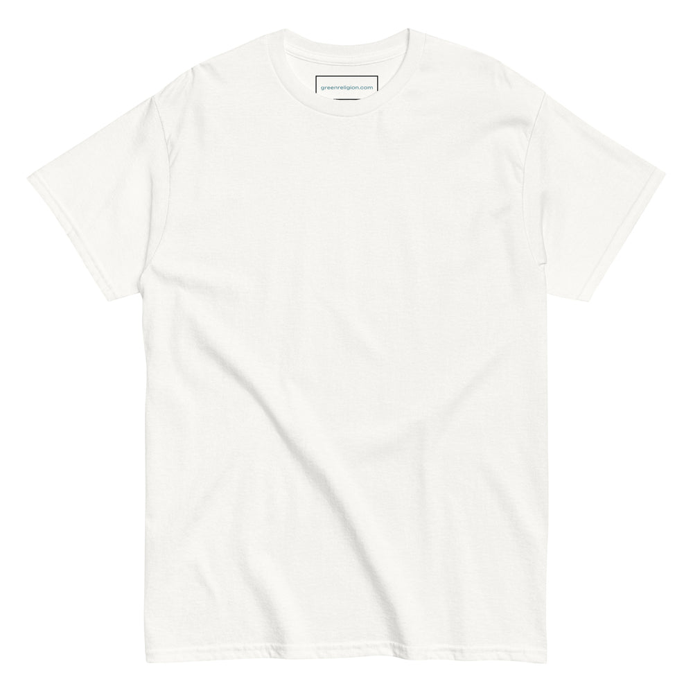 GREEN RELIGION · Spoken Leaf · Green Heart! · Unisex Cotton Classic Tee