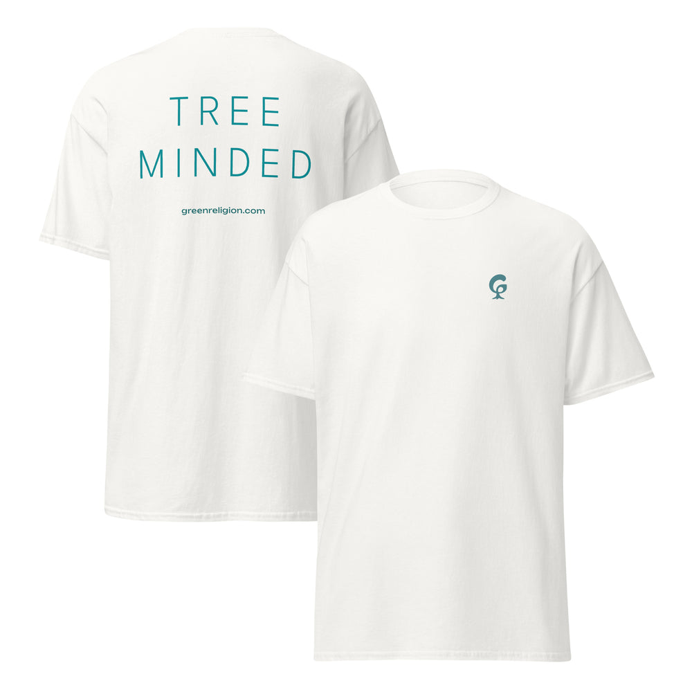 GREEN RELIGION · SPOKEN LEAF · “Tree Minded” · Unisex Classic T-Shirt