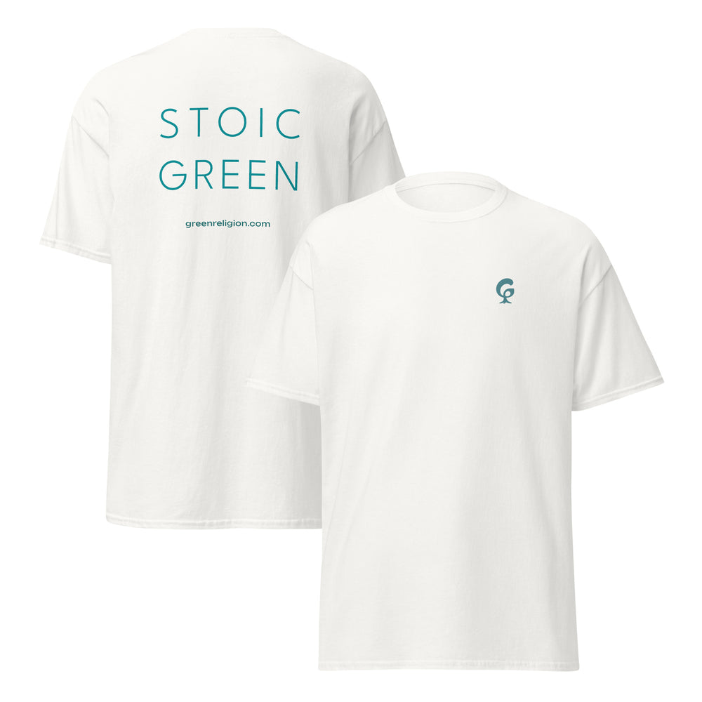GREEN RELIGION · SPOKEN LEAF · “Stoic Green” · Unisex Classic T-Shirt
