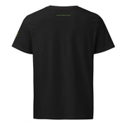 GREEN RELIGION · TRUE TREES · “Ring Field” · Lime-Plum · Unisex Organic Mid-Light T-Shirt