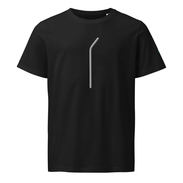 GREEN RELIGION · SPOKEN LEAF · Stainless Straw · Unisex Organic Mid-Light T-Shirt