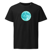 GREEN RELIGION · SPOKEN LEAF · “AQUA MOON” · Unisex Organic Mid-Light T-Shirt