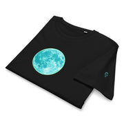 GREEN RELIGION · SPOKEN LEAF · “AQUA MOON” · Unisex Organic Mid-Light T-Shirt