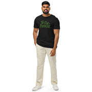 GREEN RELIGION · SPOKEN LEAF · “TO THE RESCUE” · Unisex Organic Mid-Light T-Shirt · Black