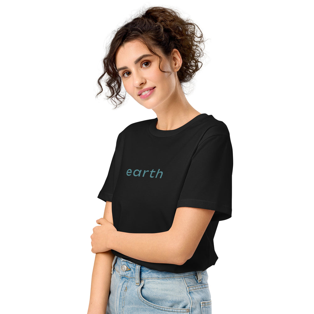 GREEN RELIGION · SPOKEN LEAF · “earth” · Unisex Organic mid-light T-Shirt