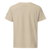 GREEN RELIGION · TRUE TREES · “Ring Field” · Lime-Plum · Unisex Organic Mid-Light T-Shirt