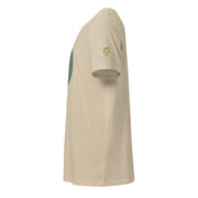 GREEN RELIGION · TRUE TREES · “Ring Field” · Orange-Jade · Unisex Organic Mid-Light T-Shirt