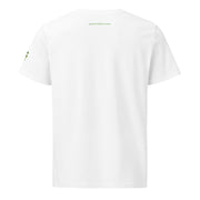 GREEN RELIGION · TRUE TREES · “Ring Field” · Lime-Plum · Unisex Organic Mid-Light T-Shirt