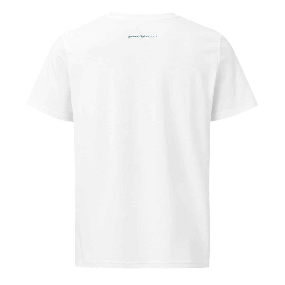 GREEN RELIGION · SPOKEN LEAF · “earth” · Unisex Organic mid-light T-Shirt