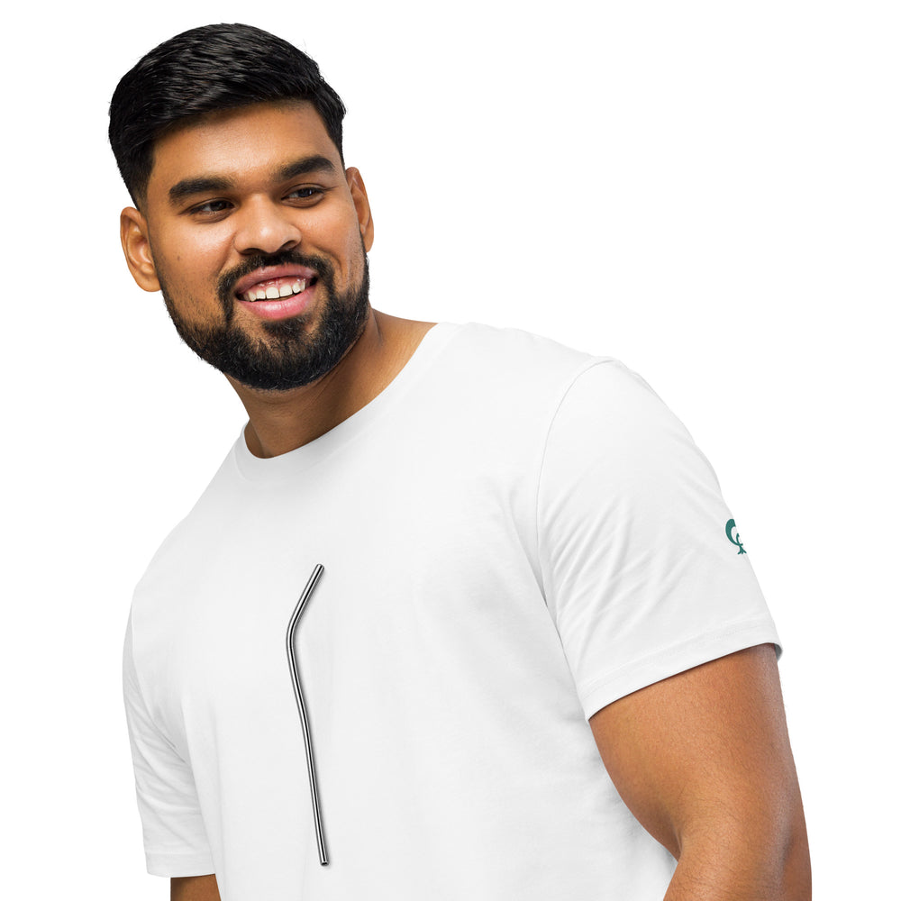 GREEN RELIGION · SPOKEN LEAF · Stainless Straw · Unisex Organic Mid-Light T-Shirt