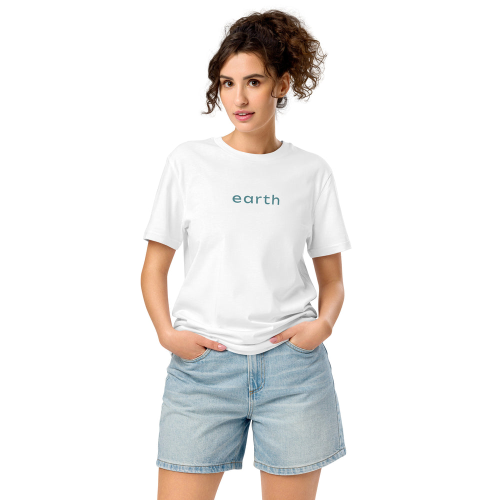 GREEN RELIGION · SPOKEN LEAF · “earth” · Unisex Organic mid-light T-Shirt
