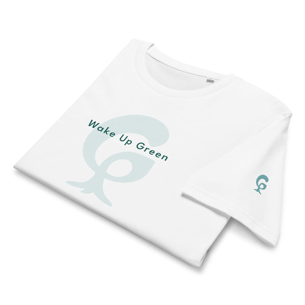 GREEN RELIGION · Origin G · “Wake Up Green” · Unisex Organic Mid-Light T-Shirt