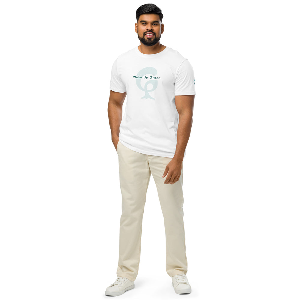 GREEN RELIGION · Origin G · “Wake Up Green” · Unisex Organic Mid-Light T-Shirt